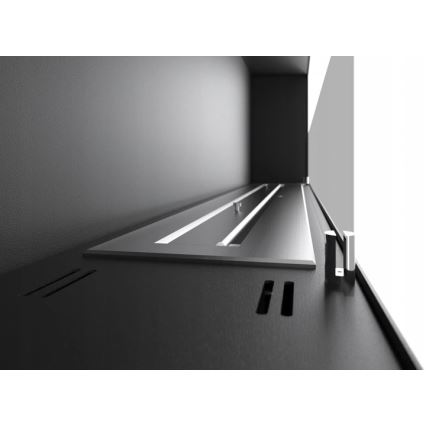 Șemineu BIO încorporat 120x50 cm 3kW bifacial InFire