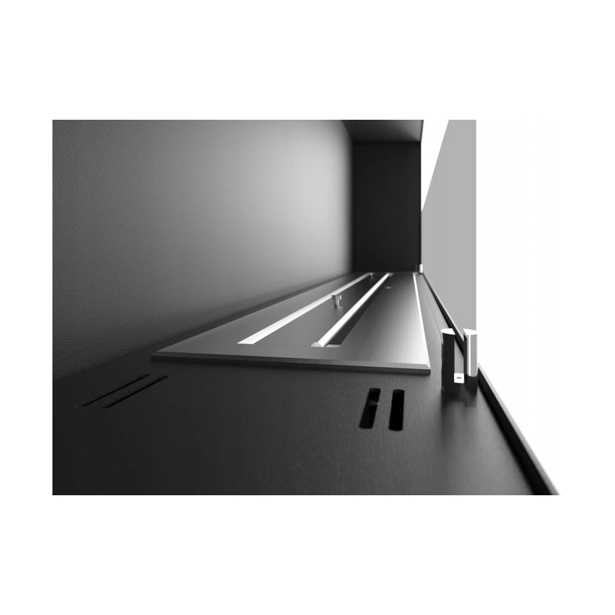 Șemineu BIO încorporat 120x50 cm 3kW bifacial InFire