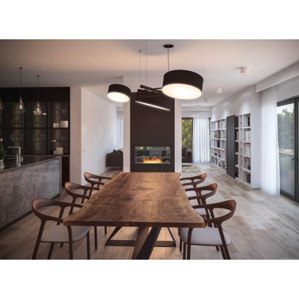 Șemineu BIO încorporat 90x50 cm 3kW bifacial InFire