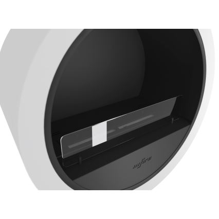 Șemineu BIO suspendat d. 70 cm 3kW alb InFire