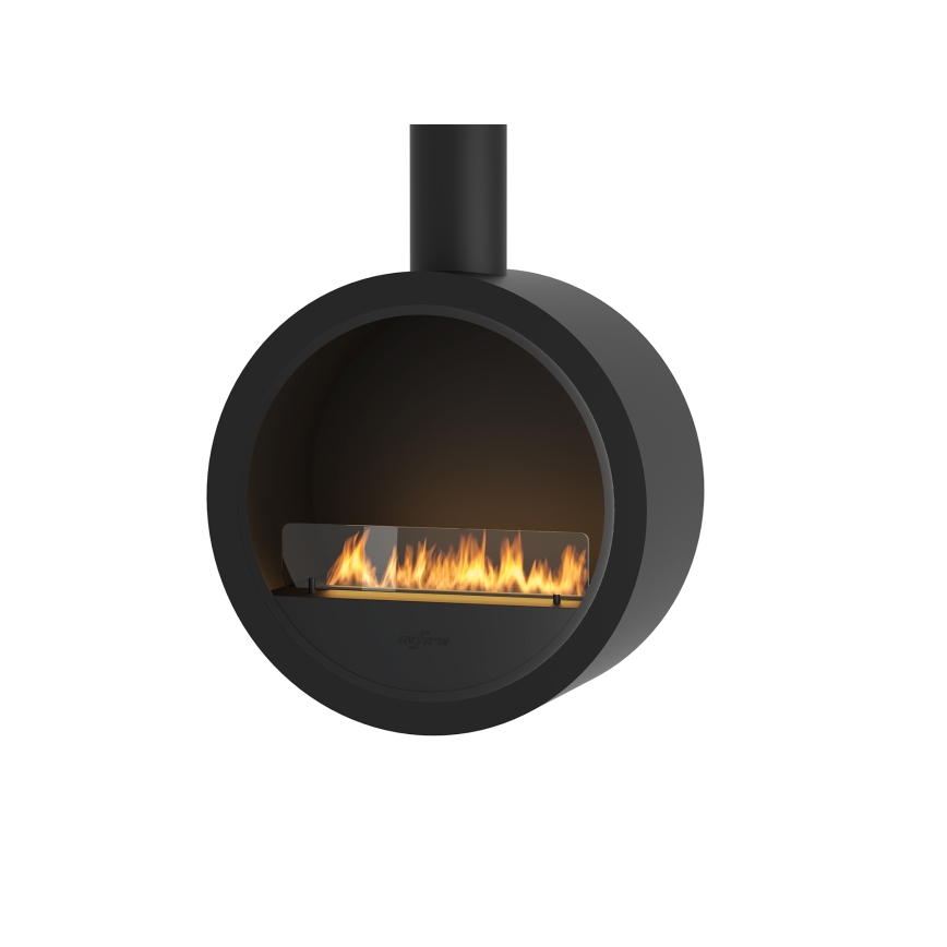 Șemineu BIO suspendat d. 70 cm 3kW negru InFire