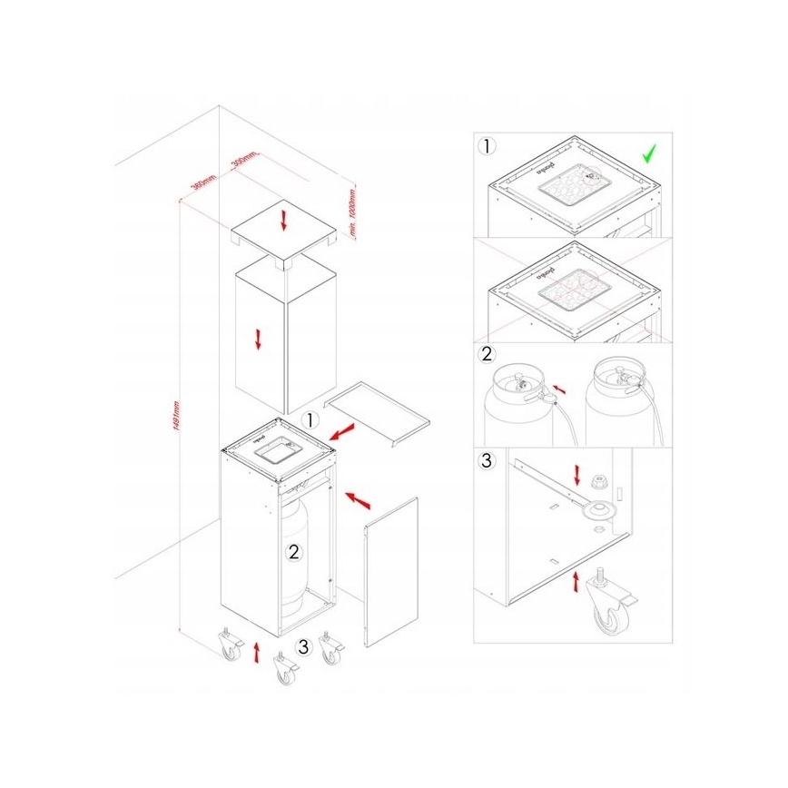 Șemineu de exterior pe gaz Planika 142x36 cm 8kW alb + capac de protecție