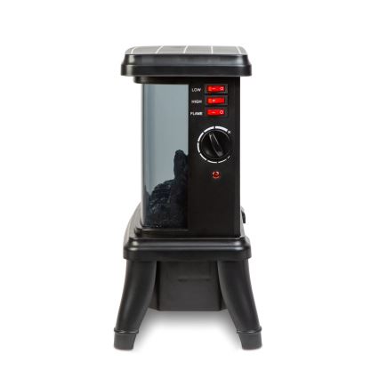 Șemineu electric LED cu încălzire, 1500 W, 230 V