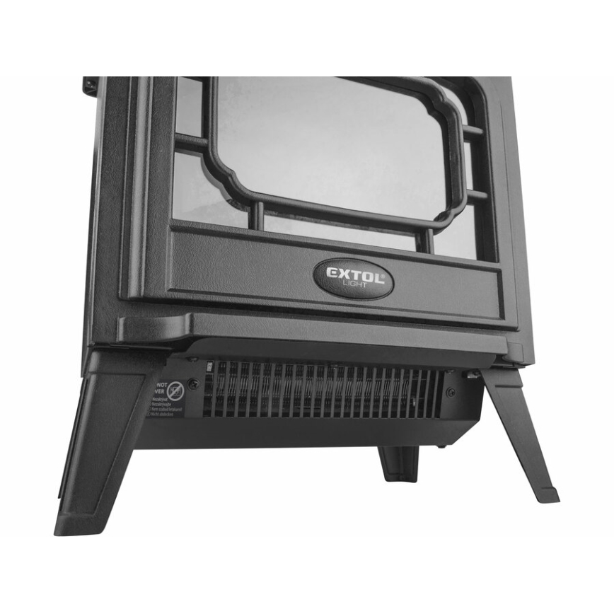 Șemineu LED electric cu încălzire LED/1800W/230V 40,6x35,5 cm Extol