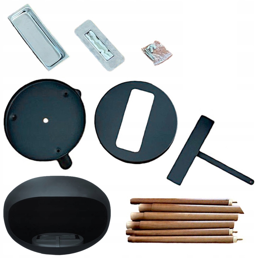 Șemineu pe bioetanol TOKIO 45 x 100 cm, 2 kW, negru