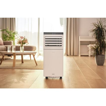 Sencor - Aparat de aer condiționat portabil inteligent 3-în-1, inclusiv accesorii complete, 1020 W/230 V, 10.000 BTU, Wi-Fi, alb + telecomandă
