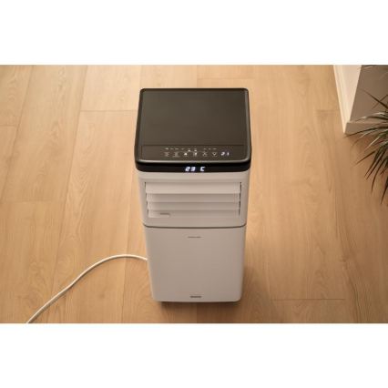 Sencor - Aparat de aer condiționat portabil inteligent 3-în-1, inclusiv accesorii complete, 1020 W/230 V, 10.000 BTU, Wi-Fi, alb + telecomandă