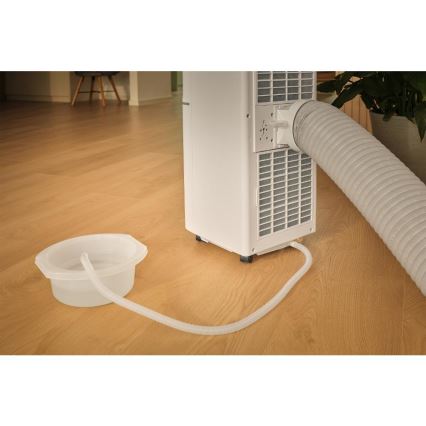 Sencor - Aparat de aer condiționat portabil inteligent 3-în-1, inclusiv accesorii complete, 1020 W/230 V, 10.000 BTU, Wi-Fi, alb + telecomandă