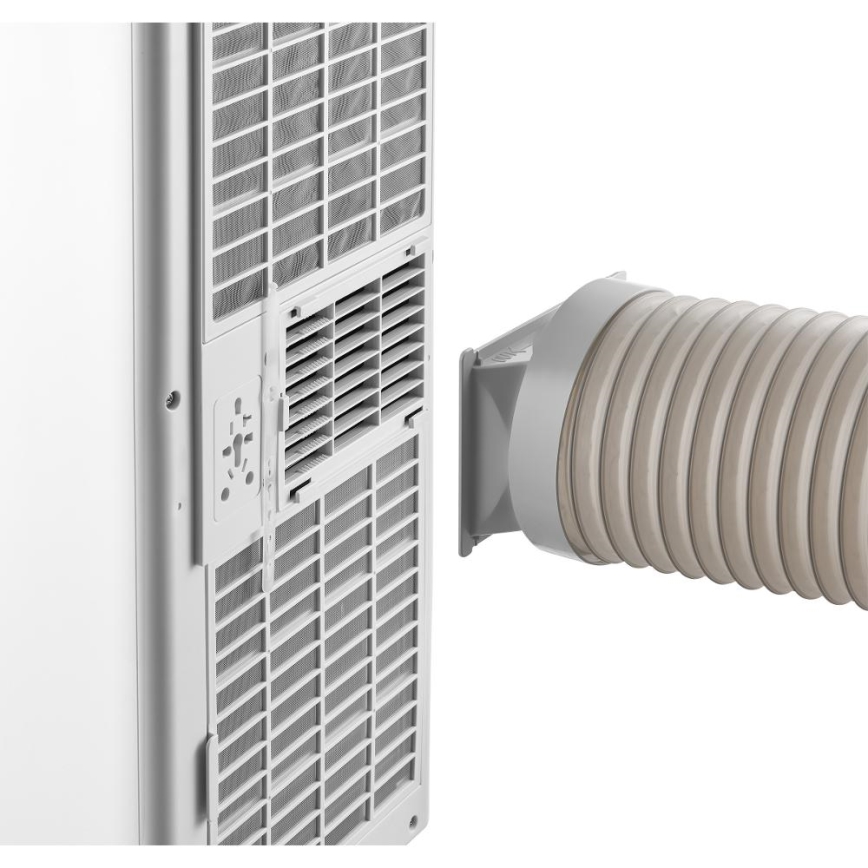 Sencor - Aparat de aer condiționat portabil inteligent 3-în-1, inclusiv accesorii complete, 1020 W/230 V, 10.000 BTU, Wi-Fi, alb + telecomandă