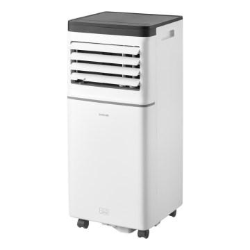 Sencor - Aer condiționat mobil inteligent 3-în-1, inclusiv accesorii complete, 760W/230V, 7000 BTU, Wi-Fi, alb, cu telecomandă