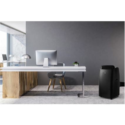 Sencor - Aer condiționat mobil inteligent 4 în 1 cu accesorii complete 900W/230V 9000 BTU Wi-Fi negru + telecomandă