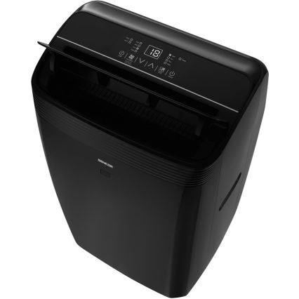 Sencor - Aer condiționat mobil inteligent 4 în 1 cu accesorii complete 900W/230V 9000 BTU Wi-Fi negru + telecomandă