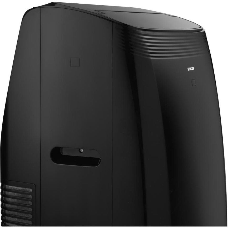 Sencor - Aer condiționat mobil inteligent 4 în 1 cu accesorii complete 900W/230V 9000 BTU Wi-Fi negru + telecomandă