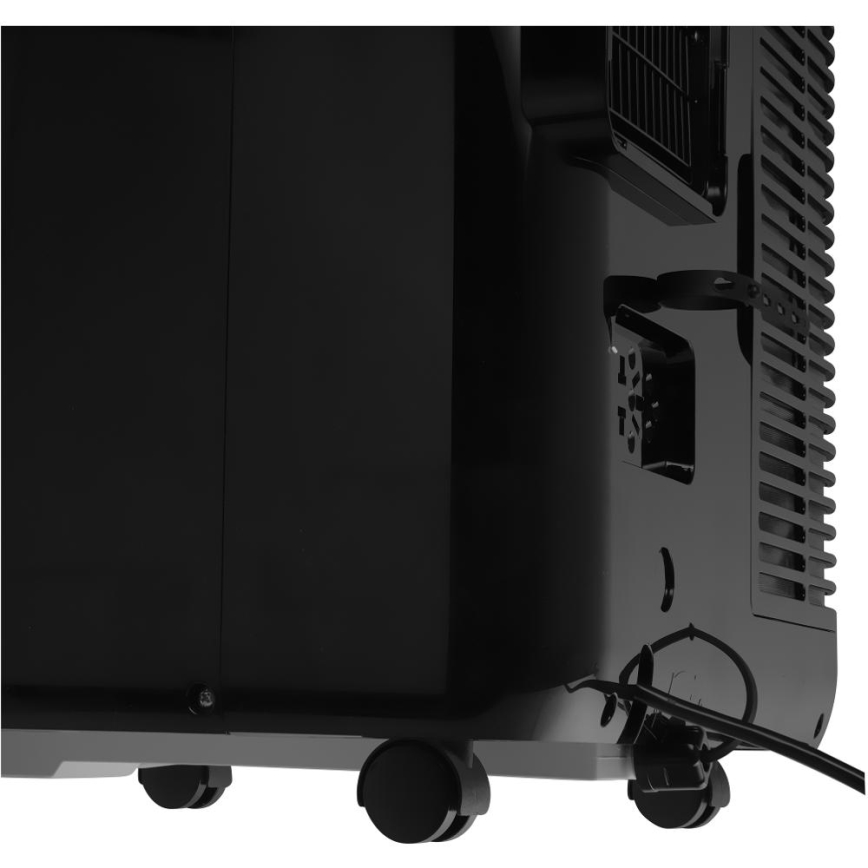 Sencor - Aer condiționat mobil inteligent 4 în 1 cu accesorii complete 900W/230V 9000 BTU Wi-Fi negru + telecomandă