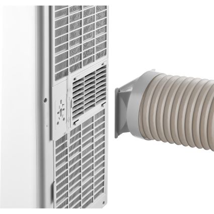 Sencor - Climatizor mobil inteligent 3 în 1, 815 W / 230 V, 8000 BTU, Wi‑Fi, alb, cu telecomandă și accesorii complete incluse