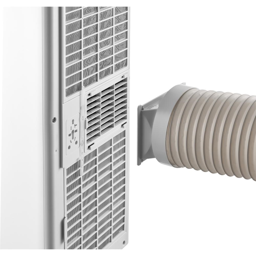 Sencor - Climatizor mobil inteligent 3 în 1, 815 W / 230 V, 8000 BTU, Wi‑Fi, alb, cu telecomandă și accesorii complete incluse