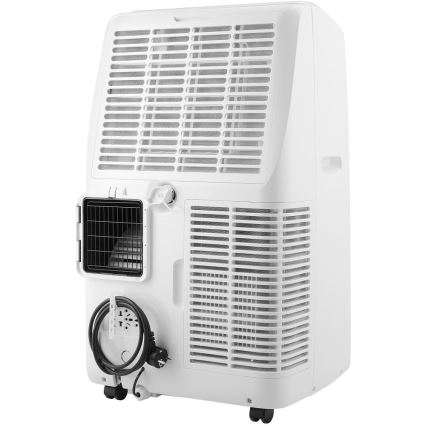 Sencor - Aparat de aer condiționat portabil inteligent 5 în 1, cu accesorii complete, 733 W/230 V, 9000 BTU, Wi‑Fi, alb + telecomandă