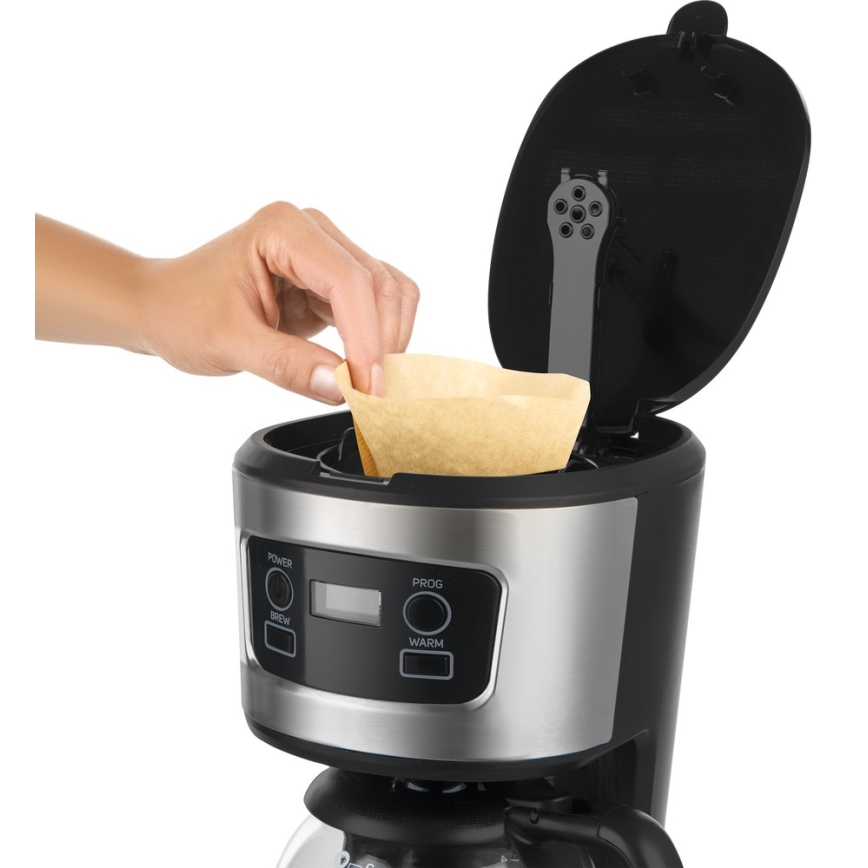 Sencor - Cafetieră cu filtru și ecran LCD 700W/230V