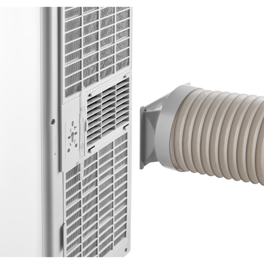 Sencor - Aer condiționat mobil inteligent 3-în-1, inclusiv accesorii complete, 760W/230V, 7000 BTU, Wi-Fi, alb, cu telecomandă