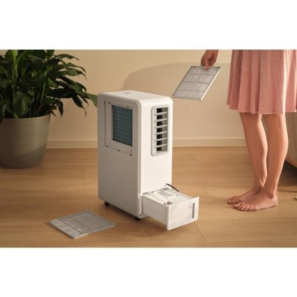 Sencor - Aparat de aer condiționat portabil 4 în 1, 200W/230V, 1800 BTU, alb, cu telecomandă