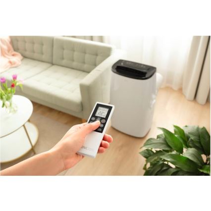 Sencor - Climatizor mobil inteligent 4 în 1 cu accesorii complete, 1700W/230V, 12.000 BTU, Wi‑Fi, alb + telecomandă