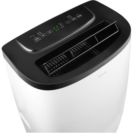 Sencor - Climatizor mobil inteligent 4 în 1 cu accesorii complete, 1700W/230V, 12.000 BTU, Wi‑Fi, alb + telecomandă