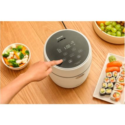 Sencor - Aparat de gătit orez 350 W / 230 V, 0,6 l, alb