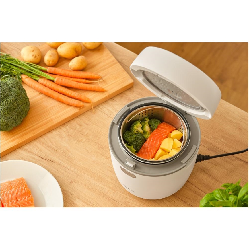 Sencor - Aparat de gătit orez 350 W / 230 V, 0,6 l, alb
