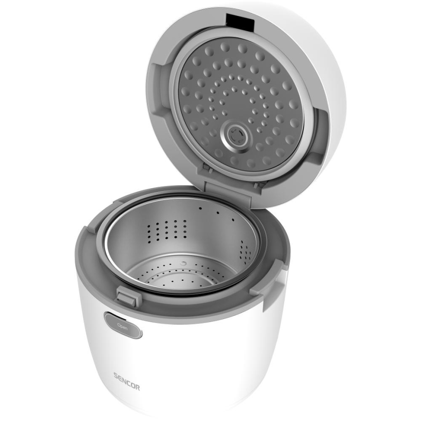 Sencor - Aparat de gătit orez 350 W / 230 V, 0,6 l, alb