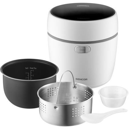 Sencor - Aparat de gătit orez 350 W / 230 V, 0,6 l, alb