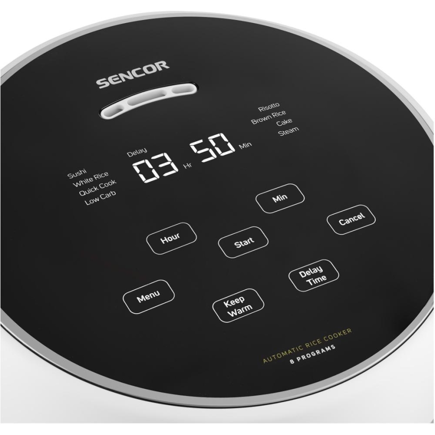 Sencor - Aparat de gătit orez 350 W / 230 V, 0,6 l, alb