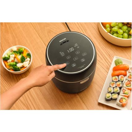 Sencor - Aparat de gătit orez 350W/230V 0,6 l negru