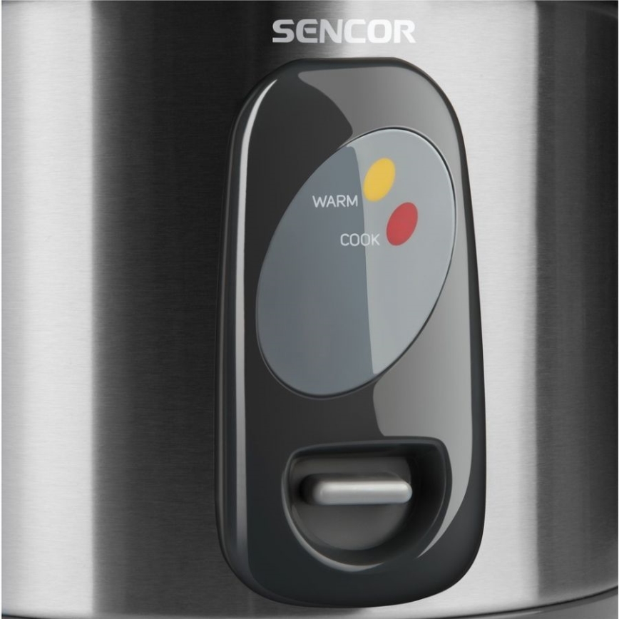 Sencor - Aparat de gătit orez 500W/230V, 1,5 l, inox