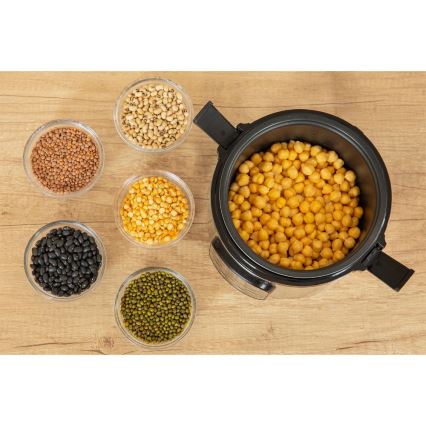 Sencor - Aparat de gătit orez multifuncțional 350 W/230 V, 0,6 l, inox/negru