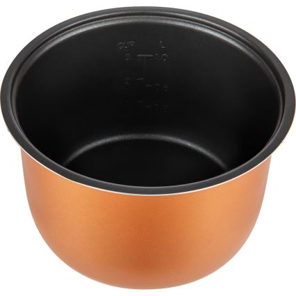 Sencor - Aparat de gătit orez multifuncțional 350W/230V 0,6 l inox/negru