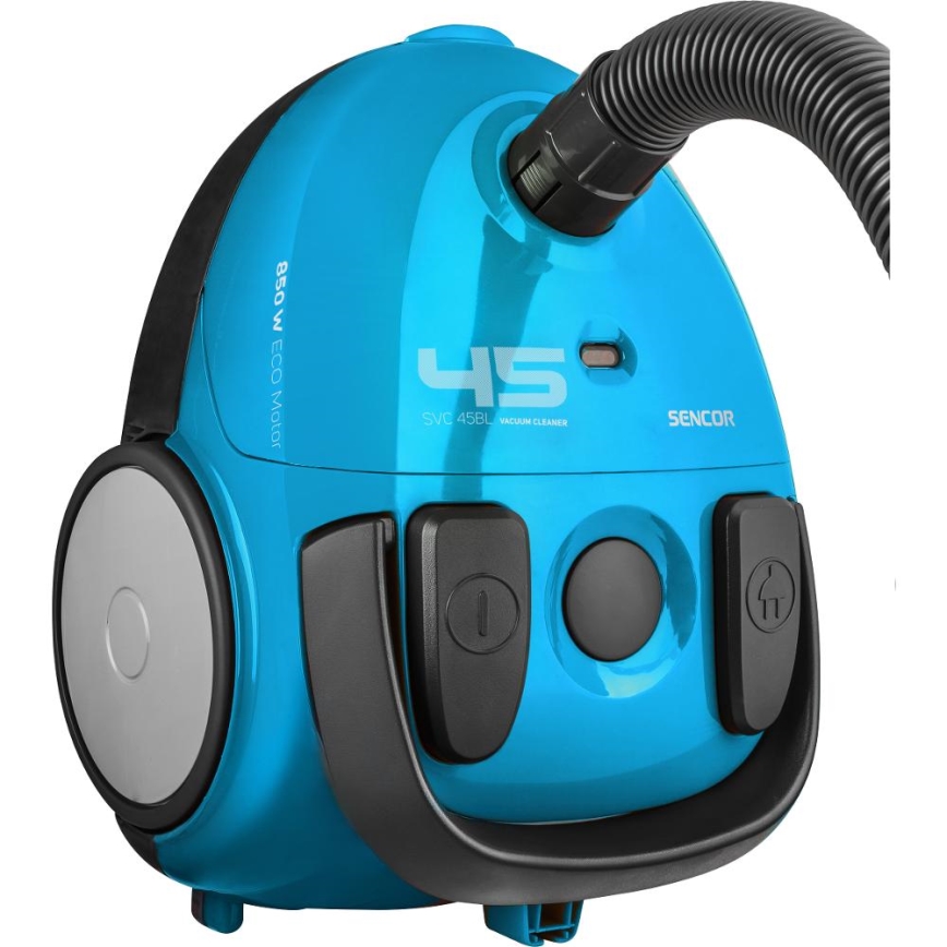 Sencor - Aspirator cu sac, 1,5 l, 850 W, 230 V, albastru/negru