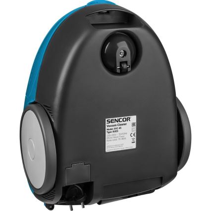 Sencor - Aspirator cu sac, 1,5 l, 850 W, 230 V, albastru/negru