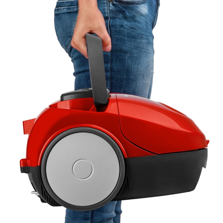 Sencor - Aspirator cu sac 1,5 l 850W/230V roșu/negru