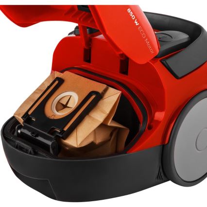 Sencor - Aspirator cu sac 1,5 l 850W/230V roșu/negru