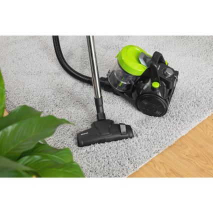 Sencor - Aspirator fără sac 2 l, 700 W/230 V, negru/verde