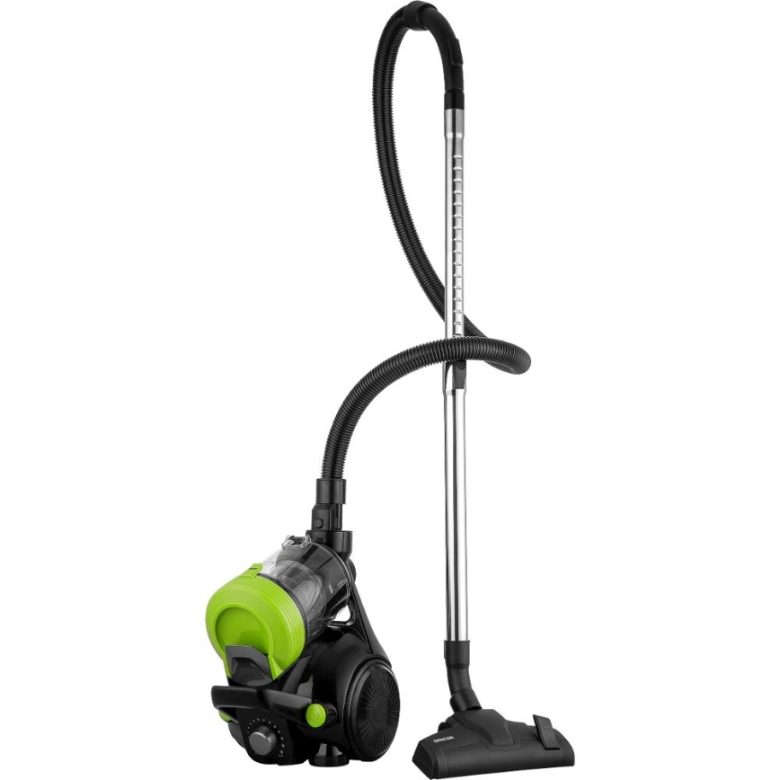 Sencor - Aspirator fără sac 2 l, 700 W/230 V, negru/verde