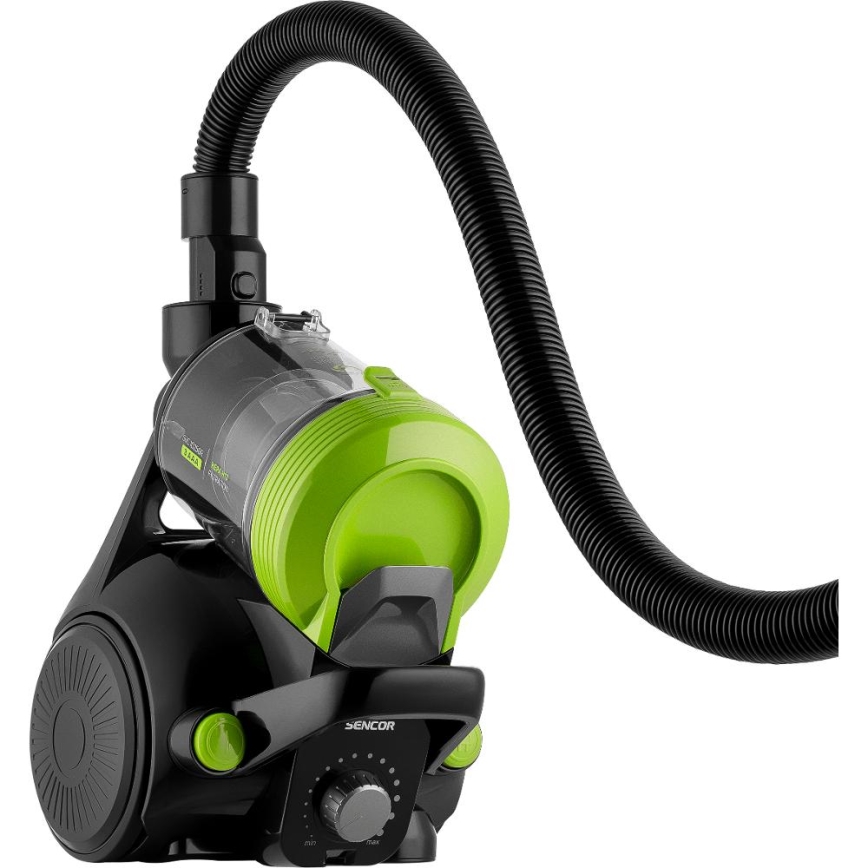 Sencor - Aspirator fără sac 2 l, 700 W/230 V, negru/verde