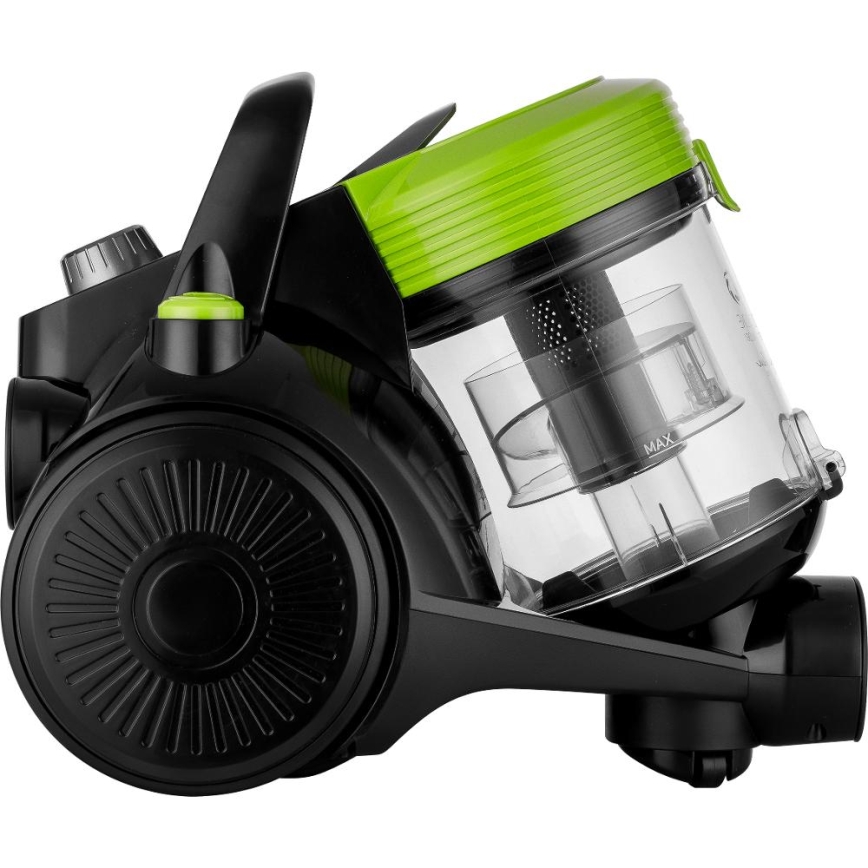 Sencor - Aspirator fără sac 2 l, 700 W/230 V, negru/verde