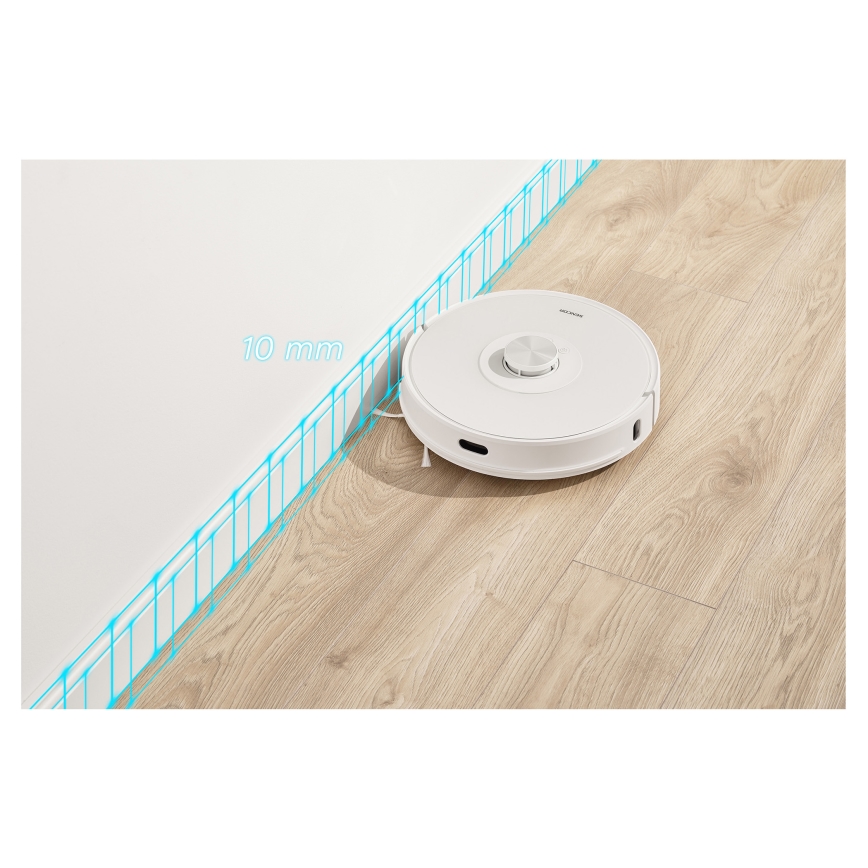 Sencor - Aspirator robot 2-în-1 cu mop, 50 W / 5000 mAh, Wi‑Fi, alb, cu telecomandă