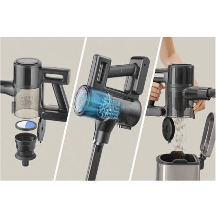 Sencor - Aspirator vertical fără fir 2în1 200W/2600 mAh negru