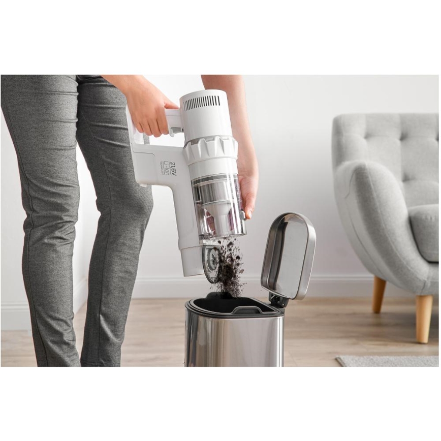 Sencor - Aspirator vertical fără fir 2în1 250W/2200 mAh alb