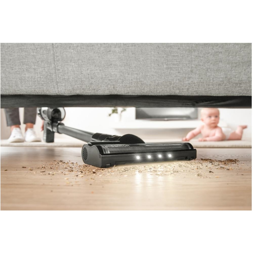 Sencor - Aspirator vertical fără fir 2în1 250W/2200 mAh negru