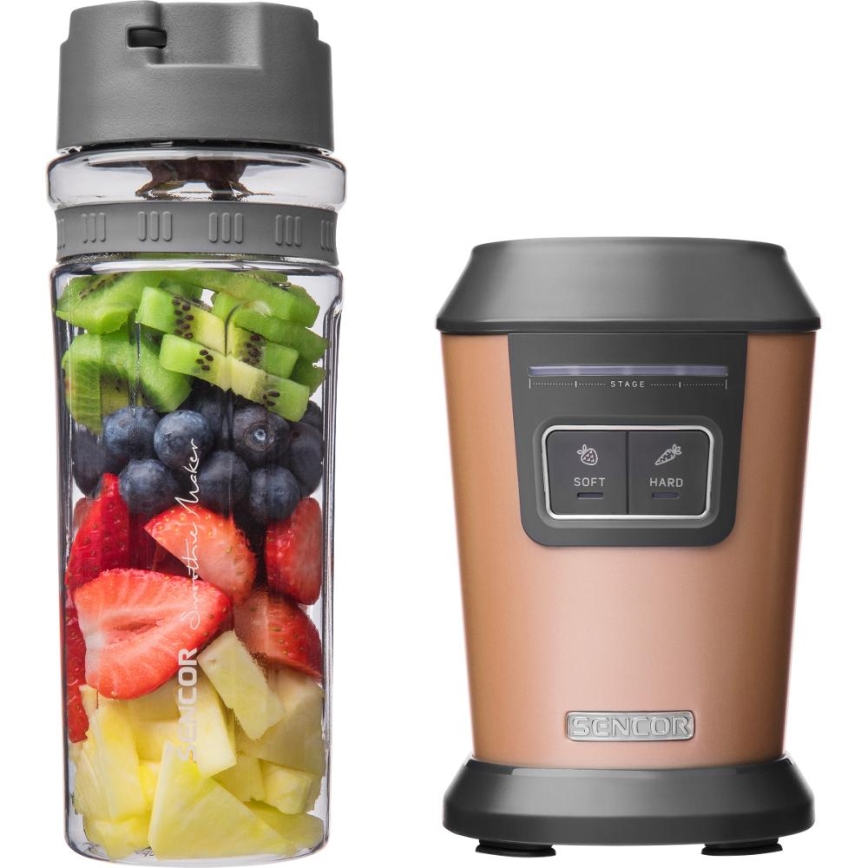 Sencor - Blender pentru smoothie cu accesorii 800W/230V cupru