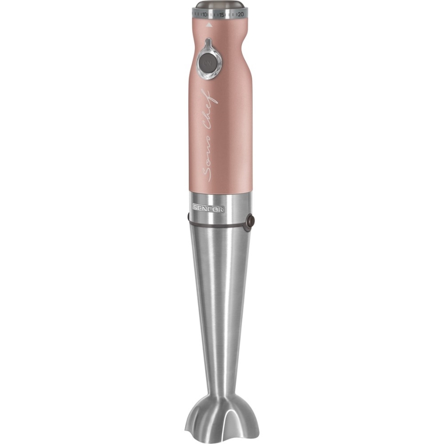 Sencor - Blender vertical 4 în 1 1200W/230V inox/aur roz