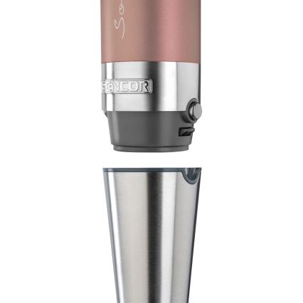 Sencor - Blender vertical 4 în 1 1200W/230V inox/aur roz